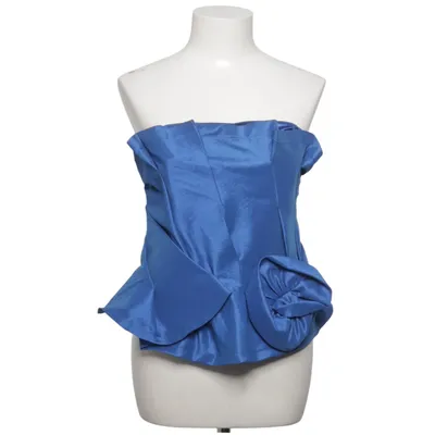Tube top (Blue) from Rampage Elastane, Polyamide, Polyester