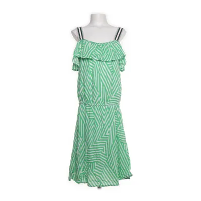 Jurk (Groen, Wit) van Indee Viscose