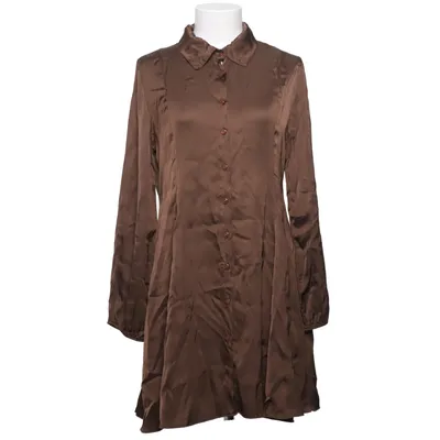 Shirt dress (Brown) from Stockholms Klänningsfabrik Viscose