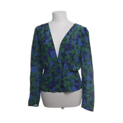 Wrap blouse (Blue, Green) from The Kooples