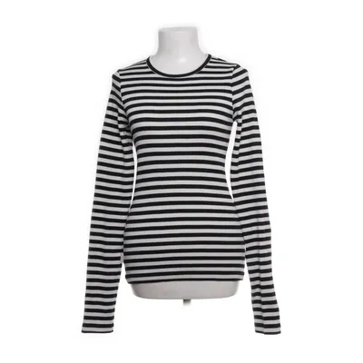 Långärmad t-shirt (Vit, Svart) från Mikuta Bomull, Elastan