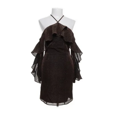 Cocktailkjole (Brun, Guld) fra Adoore Polyester
