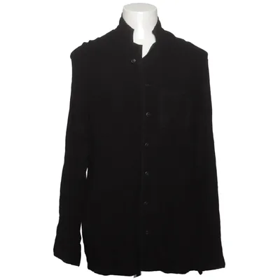 Shirt (Black) from Hannes Roether Viscose, Wool