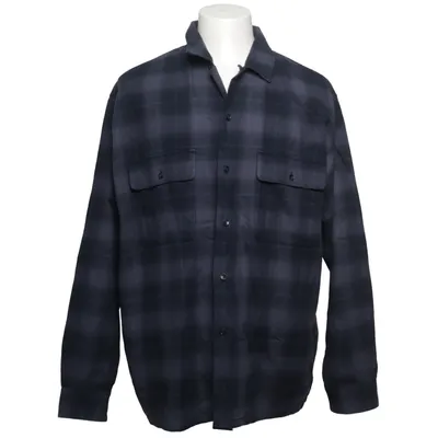 Flannel shirt (Gray, Blue) from JW Anderson x Uniqlo Cotton