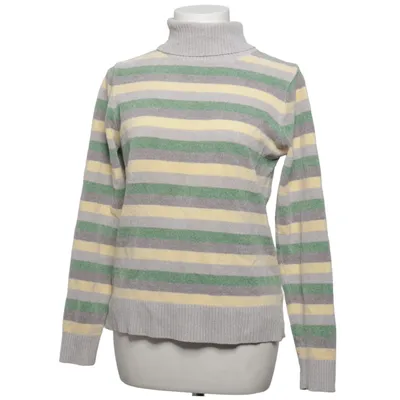 Pul à col roulé (Gris, Vert, Jaune) de Cecilia Classics Acrylique, Coton, Élasthane