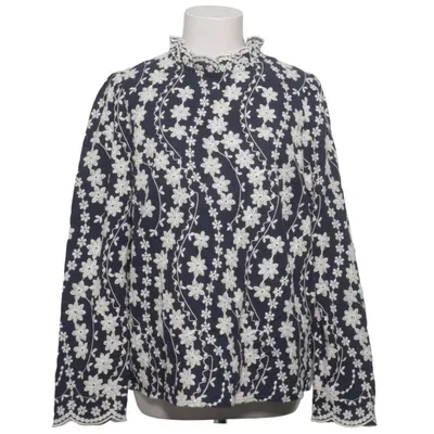 Blouse (Bleu, Blanc) de Sézane Coton, Polyester