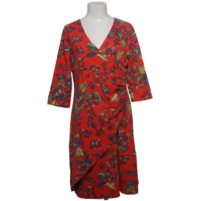 Robe portefeuille (Rouge, Multicolore) de Líen & Gíel Coton, Élasthane