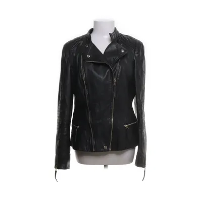 Biker jacket (Black) from David Moore Leather, Polyester