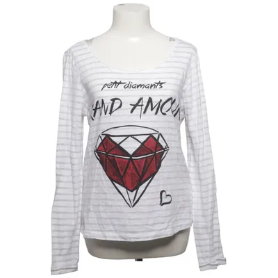 Long sleeve T-shirt (White, Beige, Red) from The Fresh Made Brand Cotton