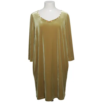 Klänning (Gul) från Jersey Elastan, Polyester