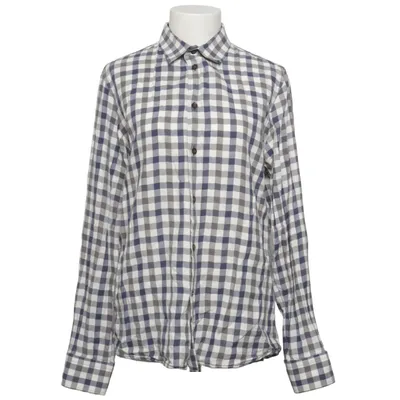 Flannel skjorte (Blå, Hvid) fra Filippa K Bomuld