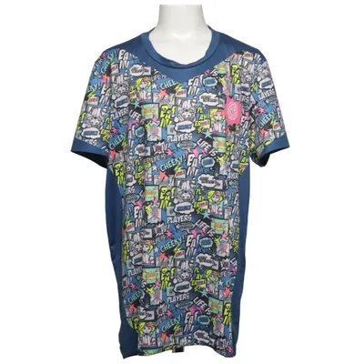 T-shirt (Blue, Multicolored) from Bidi Badu Elastane, Polyester