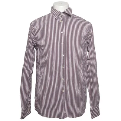 Chemise (Gris, Blanc) de Burlington Coton, Élasthane, Polyamide