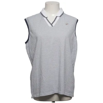 Slipover (White, Blue) from Country Classics Cotton, Polyester