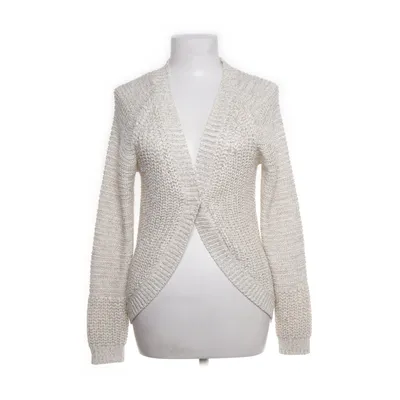 Kofta (Vit, Guldfärgad) från ONLY Akryl, Metallfiber