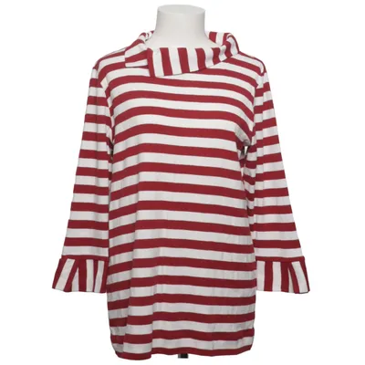 Long sleeve T-shirt (Red, White) from Jordnära Organic cotton