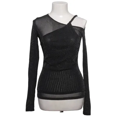 Haut (Noir) de Zara Élasthane, Fibre métallique, Polyamide