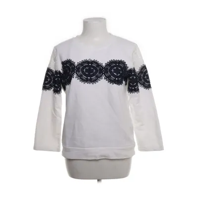 Bluse (Hvid, Blå) fra Claudie Pierlot Bomuld, Elastan, Nylon, Polyester