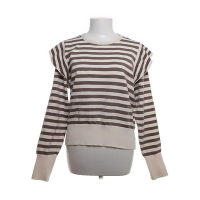 Sweater (Off-white, Brown) from ONLY Polyester, Fur