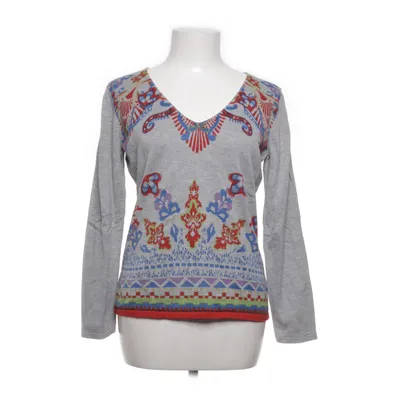Trui (Grijs, Meerkleurig) van Alba Moda Katoen, Viscose