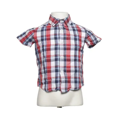 Kurzarmhemd (Rot, Blau, Weiß) von Denim Day Baumwolle