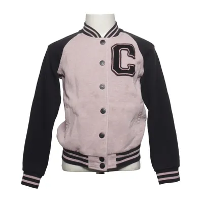 Veste universitaire (Rose, Noir) de Cubus Coton, Polyester