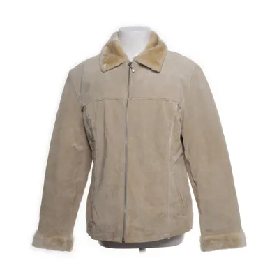 Leather jacket (Beige) from Yessica