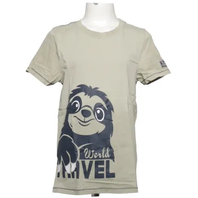 T-shirt (Grön) från Kids Bomull, Elastan