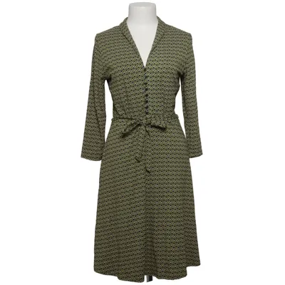 Wickelkleid (Grün, Schwarz, Lila) von King Louie Elasthan, Viskose