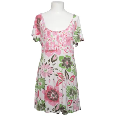 Jurk (Wit, Roze, Groen) van Soya Elastaan, Viscose