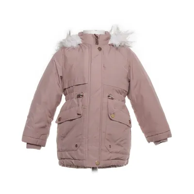 Vinterjacka (Rosa, Beige) från Primark Cares Akryl, Elastan, Polyester, Pälsimitation