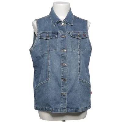 Denim vest (Blue) from Olé Cotton, Elastane, Polyester
