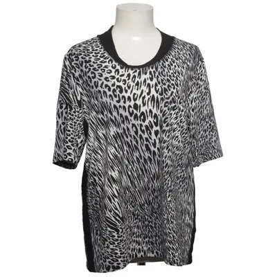 Långärmad t-shirt (Svart, Vit) från Christa Probst Elastan, Viskos