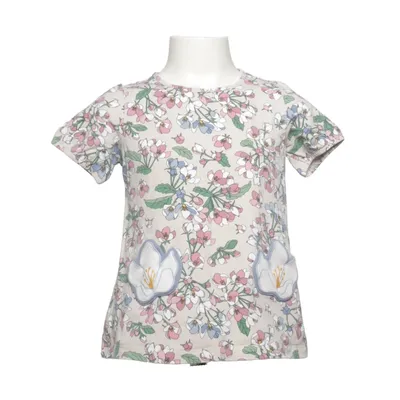 Top (Beige, Multicolored) from Polarn O. Pyret Elastane, Organic cotton