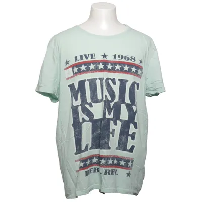 T-shirt (Grøn, Flerfarvet) fra Jeans & Clothes Bomuld