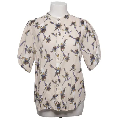 Chemise à manches courtes (Beige, Bleu, Marron) de Julie Fagerholt Coton