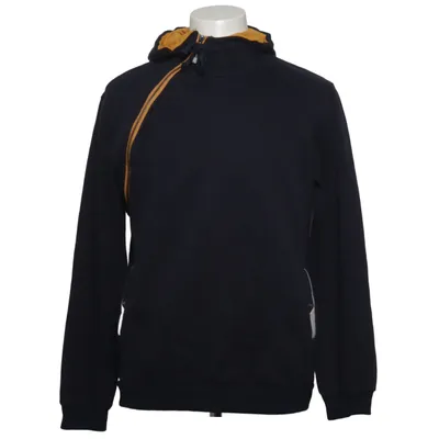 Sweat à capuche (Bleu, Jaune) de Reverse Coton, Polyester