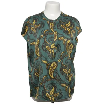 Haut (Vert, Jaune, Marron) de PBO Élasthane, Soie, Viscose