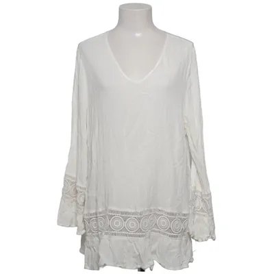 Blouse (White) from Zizzi Viscose