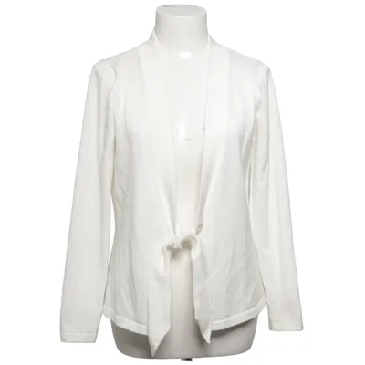 Cardigan cache-cœur (Blanc) de Saint Tropez Polyamide, Viscose