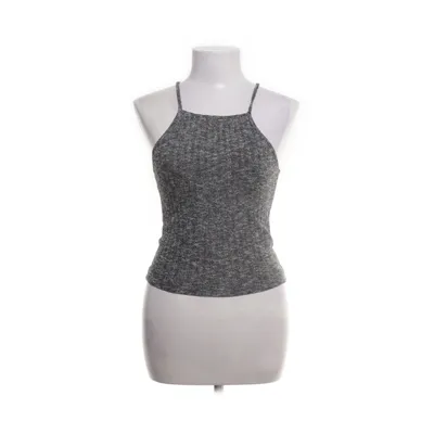 Crop top (Zwart, Wit) van Abercrombie & Fitch Polyester, Viscose, Elastaan
