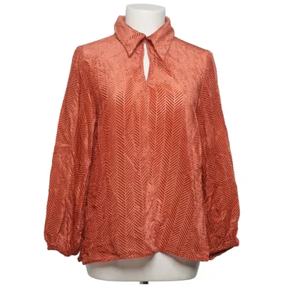 Blouse (Brown) from Dagmar Polyamide, Viscose