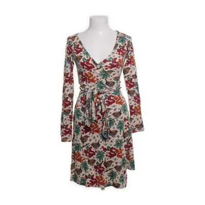 Omlottklänning (Beige, Flerfärgad) från Duns Ekologisk bomull