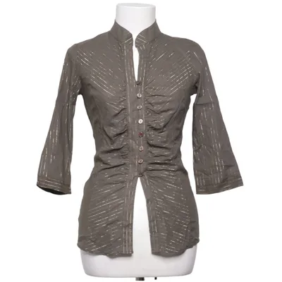 Blus (Grön, Guldfärgad) från Charlotte Russe Bomull