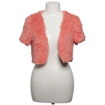 Bolero (Pink) from Paprika Cotton, Polyester, Rabbit fur
