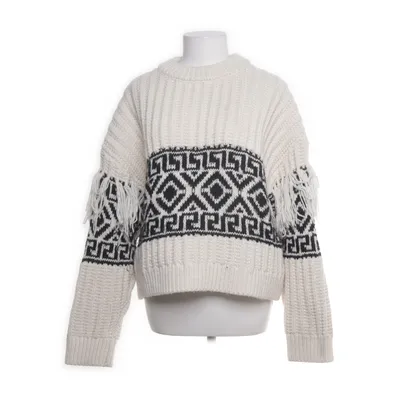 Tröja (Svart, Vit) från H&M Akryl, Polyester, Ull