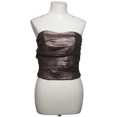 Tube top (Brown) from Birgitte Herskind Acetate, Polyester