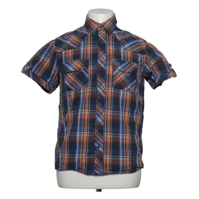 Korte mouwen shirt (Blauw, Oranje, Wit) van Logo Katoen