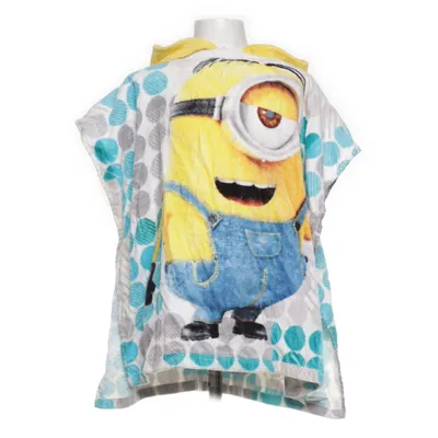 Badcape (Blå, Gul, Grå, Vit) från Minions Bomull