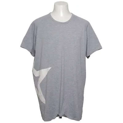 T-shirt (Grå, Hvid) fra Star Nutrition Bomuld, Elastan